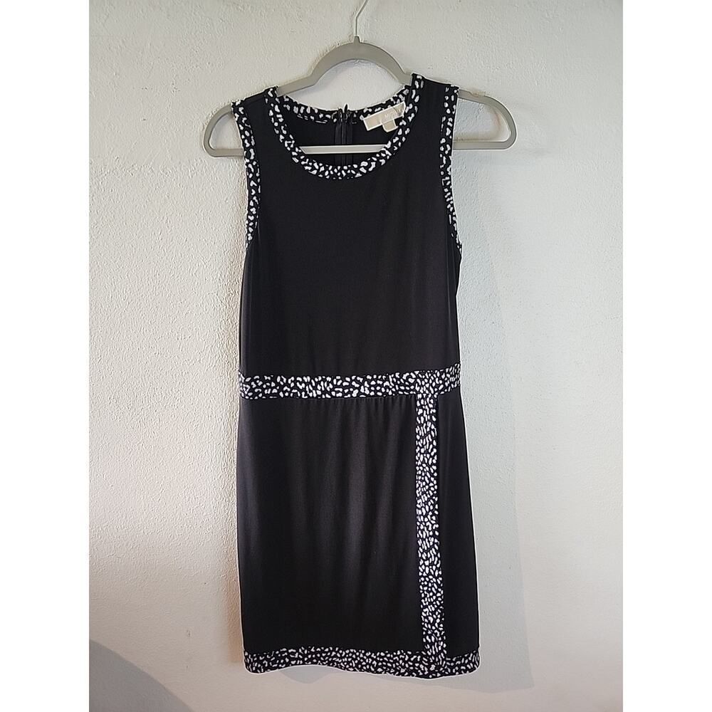 Michael Kors Dress S Black Sleeveless Knee Length Career Sheath Small